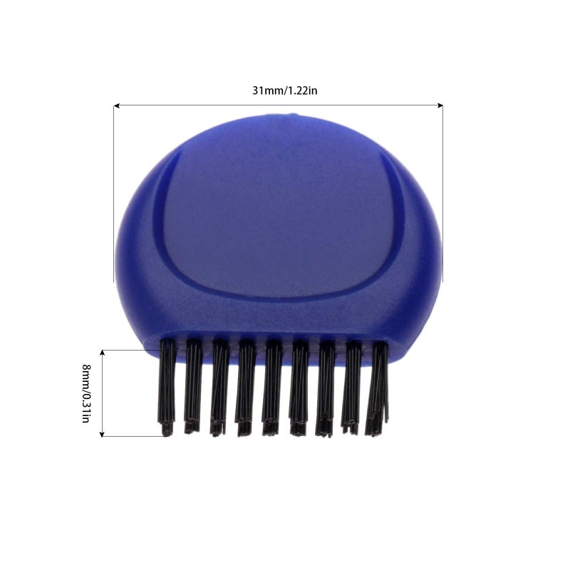 MUXSAM Pocket Golf Club Groove Brush Mini Golf Club Brushes Portable Soft D-Brush 5-Pack Color Random for Cleaning Golf Heads Golf Ball Shoes - Image 2